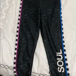 Cropped SoulCycle terez leggings